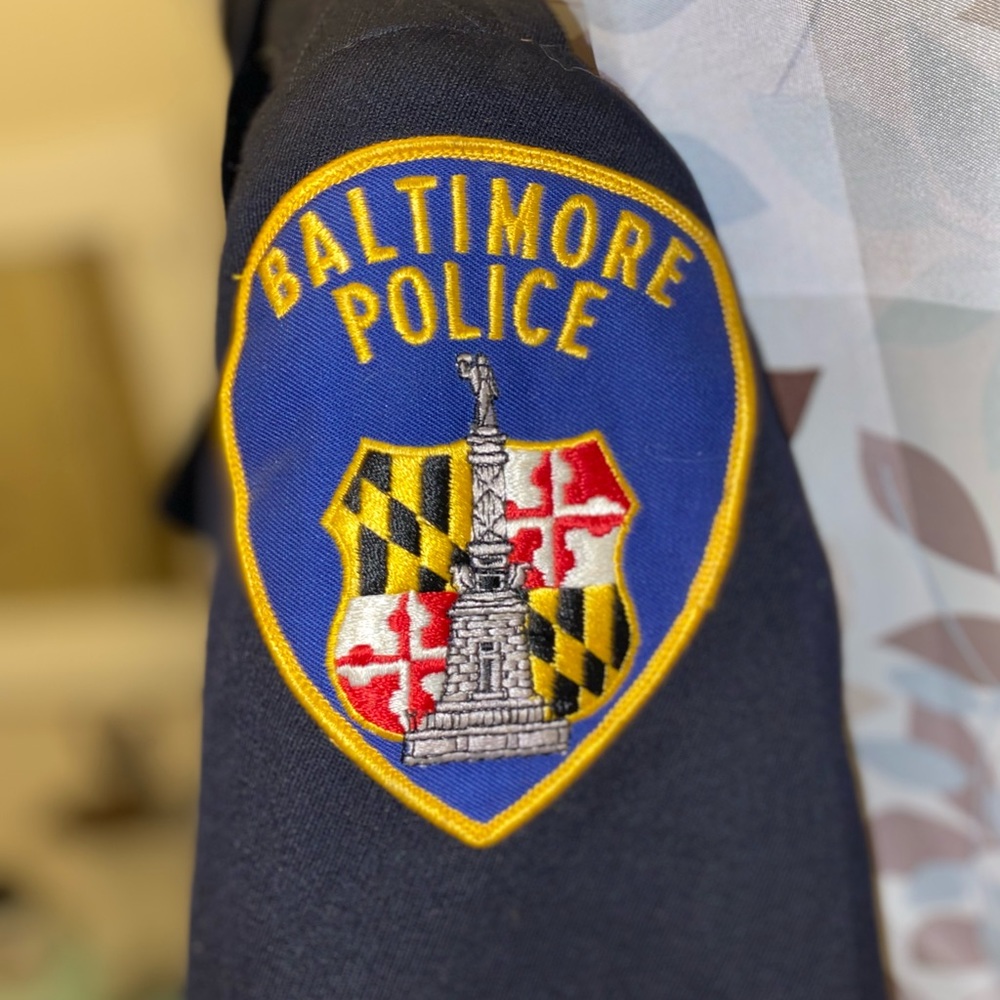 Baltimore police issued trench coat made by Howard uniforms